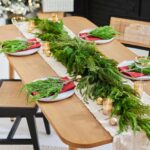 72" Real Touch Greenery & Norfolk Pine Swag - Green