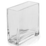 Small Modern Rectangle Glass Vase