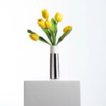 Real Touch Faux Tulip Arrangement in Large Tori Vase - Available in 8 Colors
