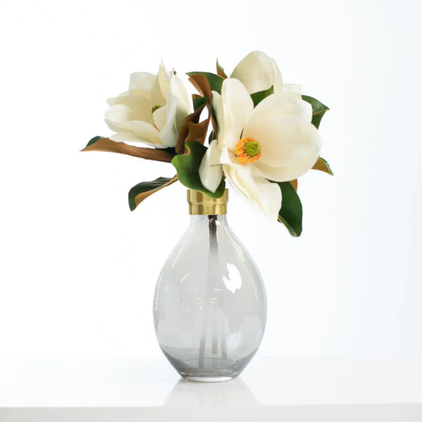 Close-up of bloom tips on this Real Touch Large Magnolia Bloom inch Single Stem