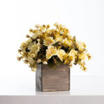 The Mini Mum Fall Farm House Window Box Planter shown in full, highlighting branch layering