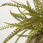 Close-up of bloom cluster detail on this Wild Wheat Grass Pumpkin Centerpiece Fall Decor Arrangement