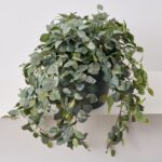 The Hanging Fittonia Bush All Season Everyday Outdoor Urn shown in full, highlighting bloom cluster
