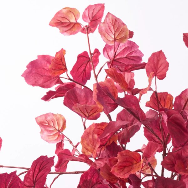 Close-up of vase silhouette detail on this Lifelike Pink Orange Beauty Tillia Large Centerpiece Arrangement