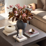 Blush Magnolia and Autumn Leaf Design