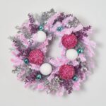 The Dream House Wreath - Glittered Pine, Metallic Eucalyptus, Holiday Christmas Wreath