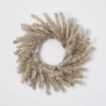 Detail view of layered greenery detail from the Silver and Gold Metallic Soft Touch Tinsel