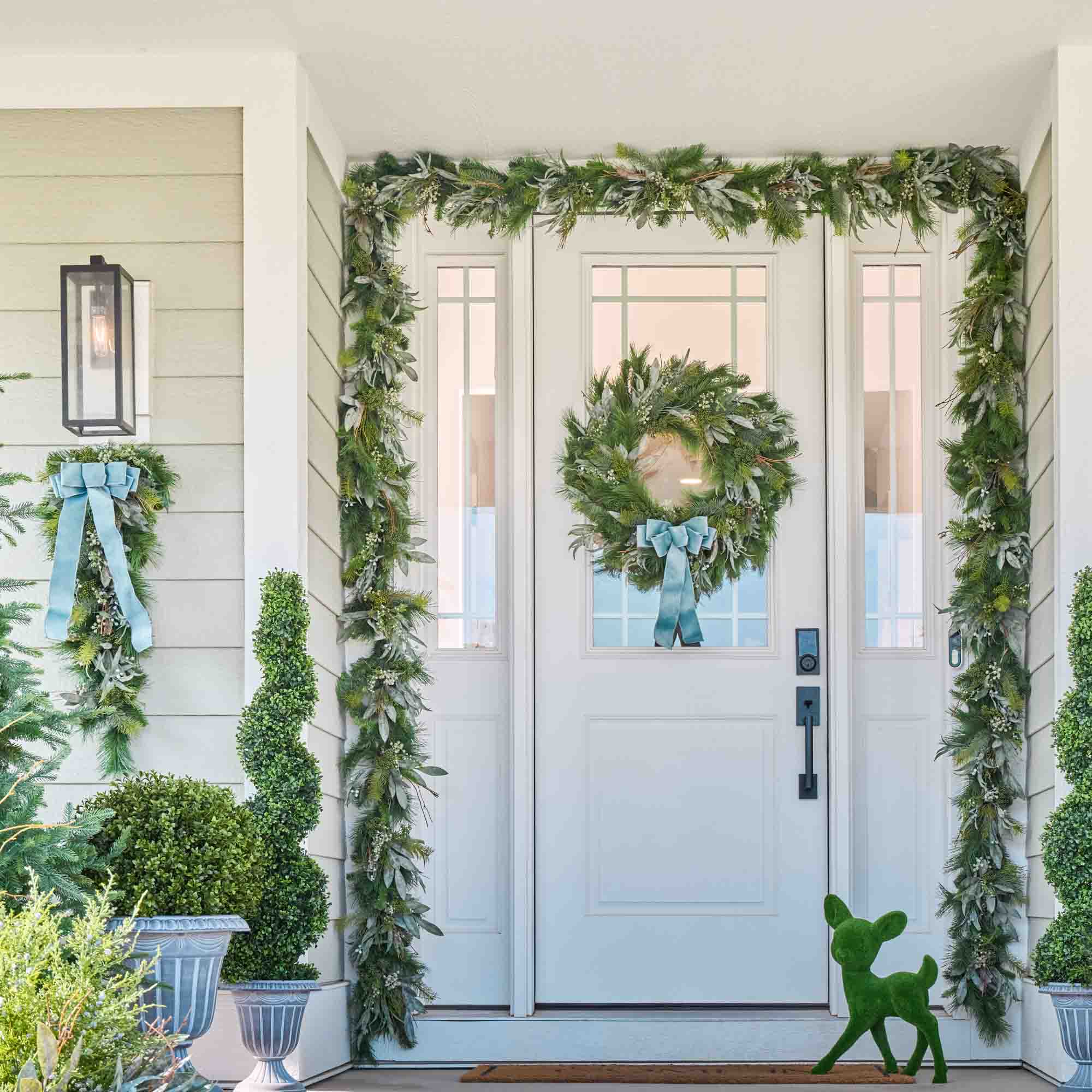 ChristmasTheme2_Eucalyptus_16182_a8dcf45f-5d6f-4948-b4b4-e955145bde27.jpg Seeded Eucalyptus and Christmas Pine Winter Holiday Mantle Garland Table Runner