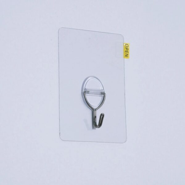 Clear Magic Self Adhesive Wreath Hanger - Single or Set of 4