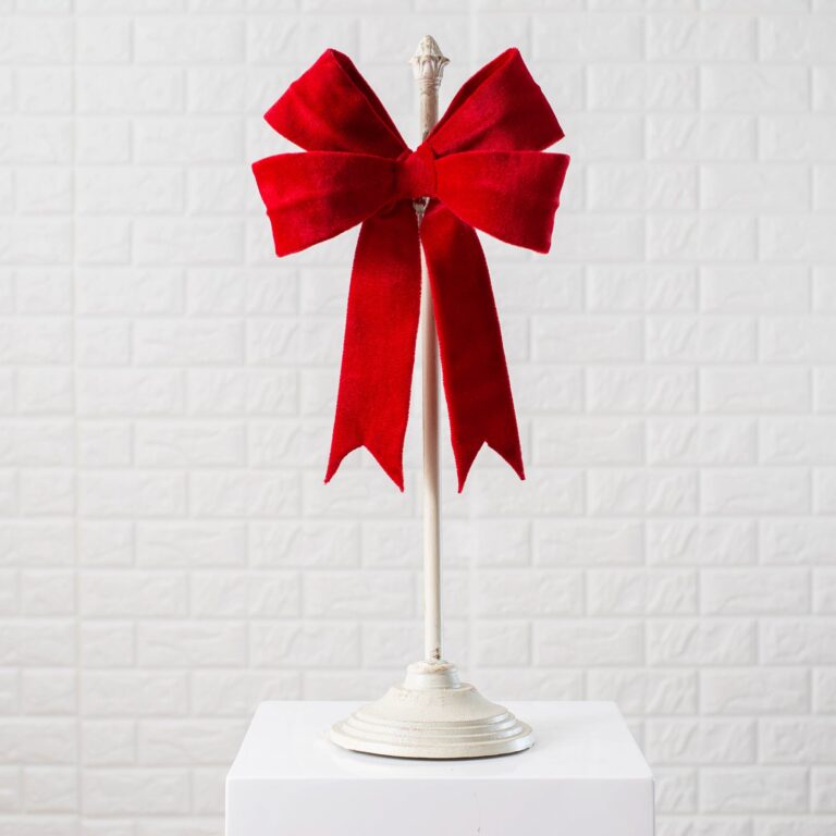 Medium Classic Red Velvet Clip On Christmas Bow