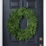 Real Touch Seeding Juniper Berry Large Christmas and Winter Front Door Wreath