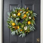 Fresh Citrus Real Touch Magnolia and Lemons, Eucalyptus Spring Estate Wreath