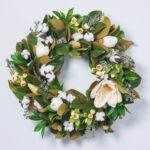 Blooming Magnolia, Cotton and Cream Berry Pods All Seasons Estate Wreath