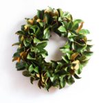 Alternate angle of the Extra Large Classic Real Touch Door Mantel Wreath showing wreath face