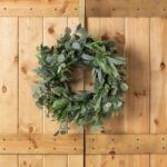 The Deluxe Mixed Eucalyptus and Lux Extra Large Wreath shown in full, highlighting full wreath