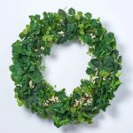 Detail view of layered greenery detail from the Everyday Mixed Greenery Geranium, Clover All Seasons