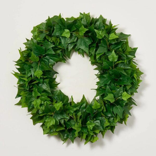 All Seasons Green Real Touch Ivy Leaf Everyday Front Door Wreath - 30 inch
