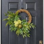 Garden Bounty - Green Artichoke, Rosemary and Mixed Fern Front Door Wreath - 22 inch