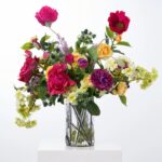 Alternate angle of the Floral Market Fresh - Real Touch Rose and showing bloom arrangement