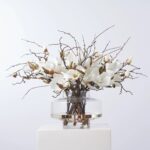 Magnolia Blooms and Branches Water Illusion Arrangement