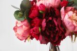 Close-up of bloom cluster detail on this Blushing Beauty - Mixed Mauve Water Illusion Arrangement