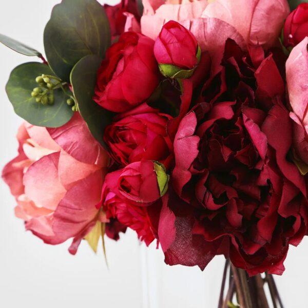 Close-up of bloom cluster detail on this Blushing Beauty - Mixed Mauve Water Illusion Arrangement
