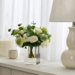 Alternate angle of the Little Luxuries - Real Touch Crystal Block Vase