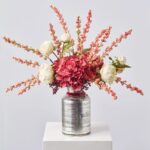 Detail view of glass texture detail from the For You My Love Spring Fall Arrangement