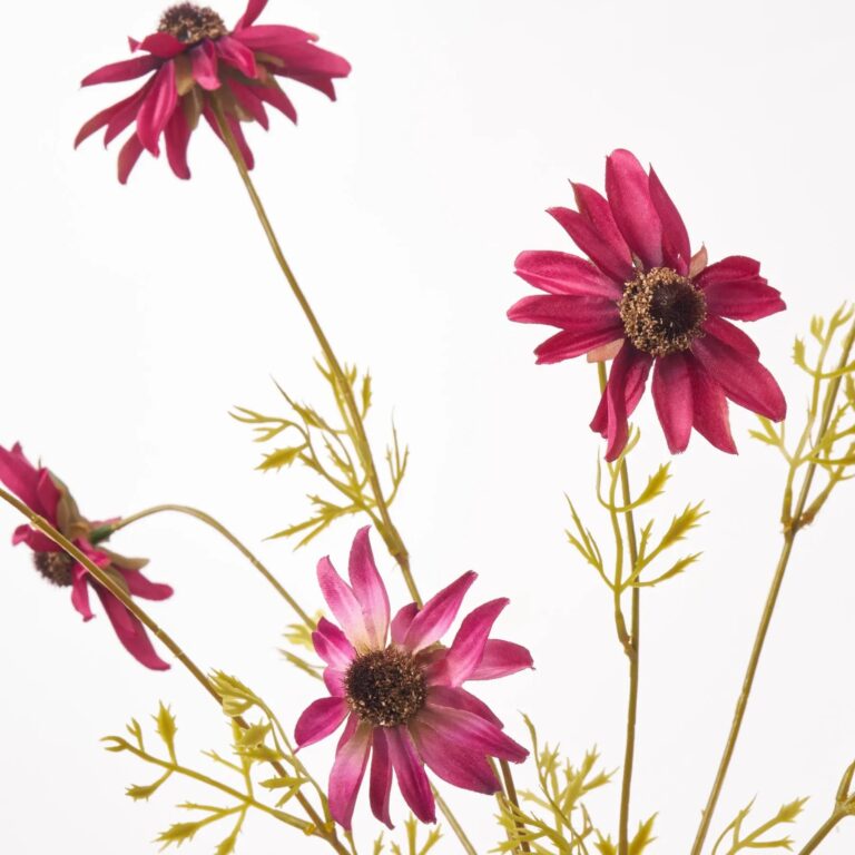 Close-up of vase silhouette detail on this Purple Wine Mixed Rudbeckia Wild Water Illusion Arrangement