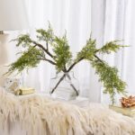 Alternate angle of the Lifelike Juniper Berry Branches Water Illusion Arrangement showing bloom arrangement in