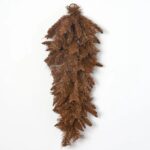 Deluxe Brown Pine Needle Large Teardrop Fall Swag Base - Single Swag