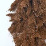 Close-up of swag tail detail on this Deluxe Brown Pine Needle Large Single Swag