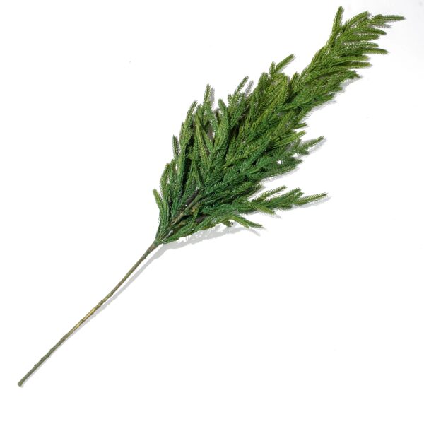 Real Touch Green Norfolk Pine Branch Christmas Spray - 38 inch