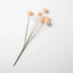 Close-up of bloom tips on this Light Pink Pom - Pom Faux Floral Bush