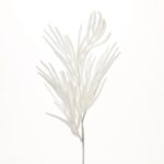 Real Touch Flocked White Norfolk Pine Branch Christmas Spray - 37 inch