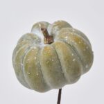 Close-up of bloom tips on this Mini Sage Green Pumpkin Faux Faux Fall Stem