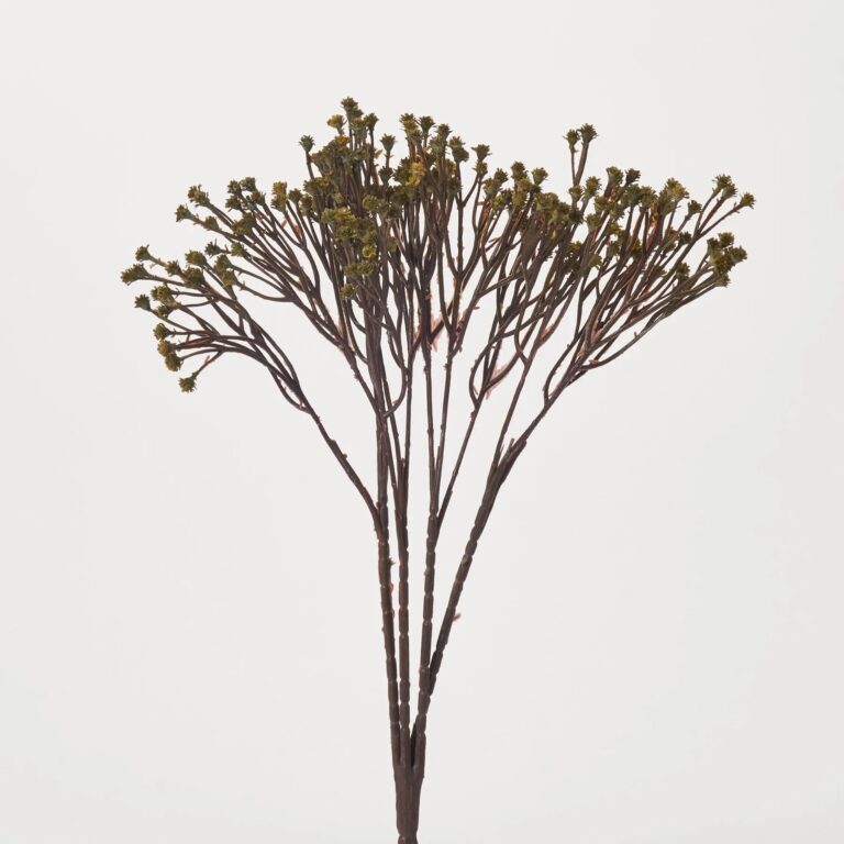 Autumn Green Fall Mini Blossom Bush Bouquet - 15 inch - Green