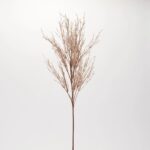 Brown Beige Faux Pampas Grass Faux Branch Spray - 35 inch - Brown Beige