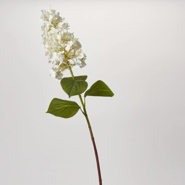 Close-up of bloom tips on this Real Touch White Peegee Hydrangea Long Stem Spray
