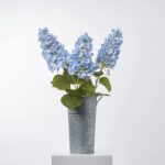 Real Touch Light Blue Pee Gee Hydrangea Single Long Stem Spray - 39 inch
