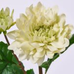 Close-up of bloom tips on this Pale Avocado Green Real Touch Floral Stem Spray