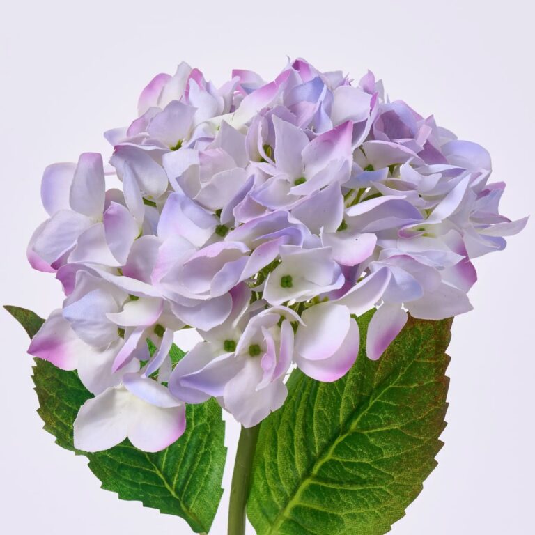 Close-up of bloom tips on this Real Touch Lavender Purple Garden Faux Floral Spray