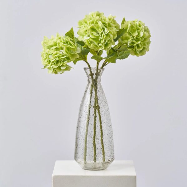 Real Touch Lime Green Hydrangea Bloom Single Stem Spray - 27 inch