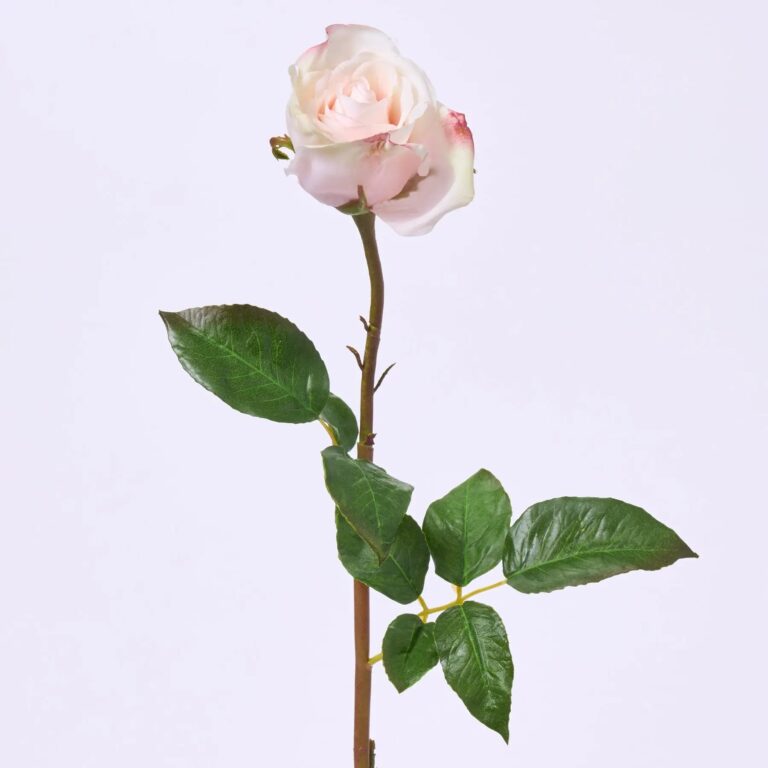 Close-up of bloom tips on this Real Touch Light Pink Dutchess Floral Stem Spray
