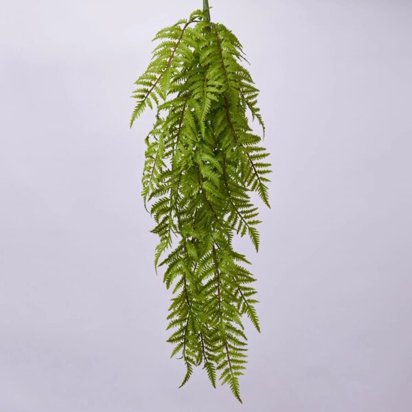 Real Touch Green Hanging Fern Vine Faux Everyday Greenery Bush Spray - 36 inch
