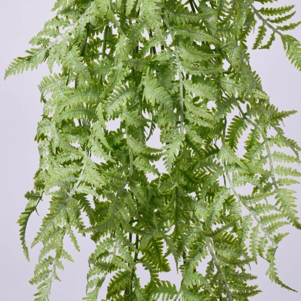 Close-up of bloom tips on this Real Touch Grey Green Hanging Greenery Bush Spray