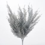 Silver Glitter Cypress Branch Spray - 23 inch