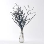 Alternate angle of the Extra Large Navy Blue Twig Berry Bundle - showing leaves along