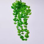 Real Touch Bright Green Sedum Leaf Hanging Vine Pick Spray - 10 inch