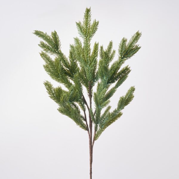 Real Touch Wintergreen Fraser Fir Holiday Christmas Faux Greenery Branch - 25 inch, faux flower